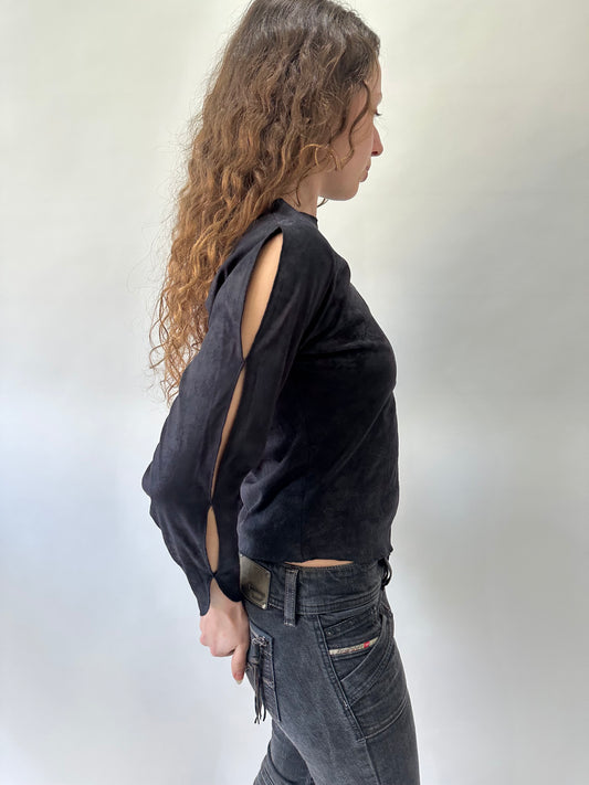 western edit | small black dolce and gabanna long sleeve top
