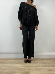 BEST PICKS | extra small black high waisted trousers