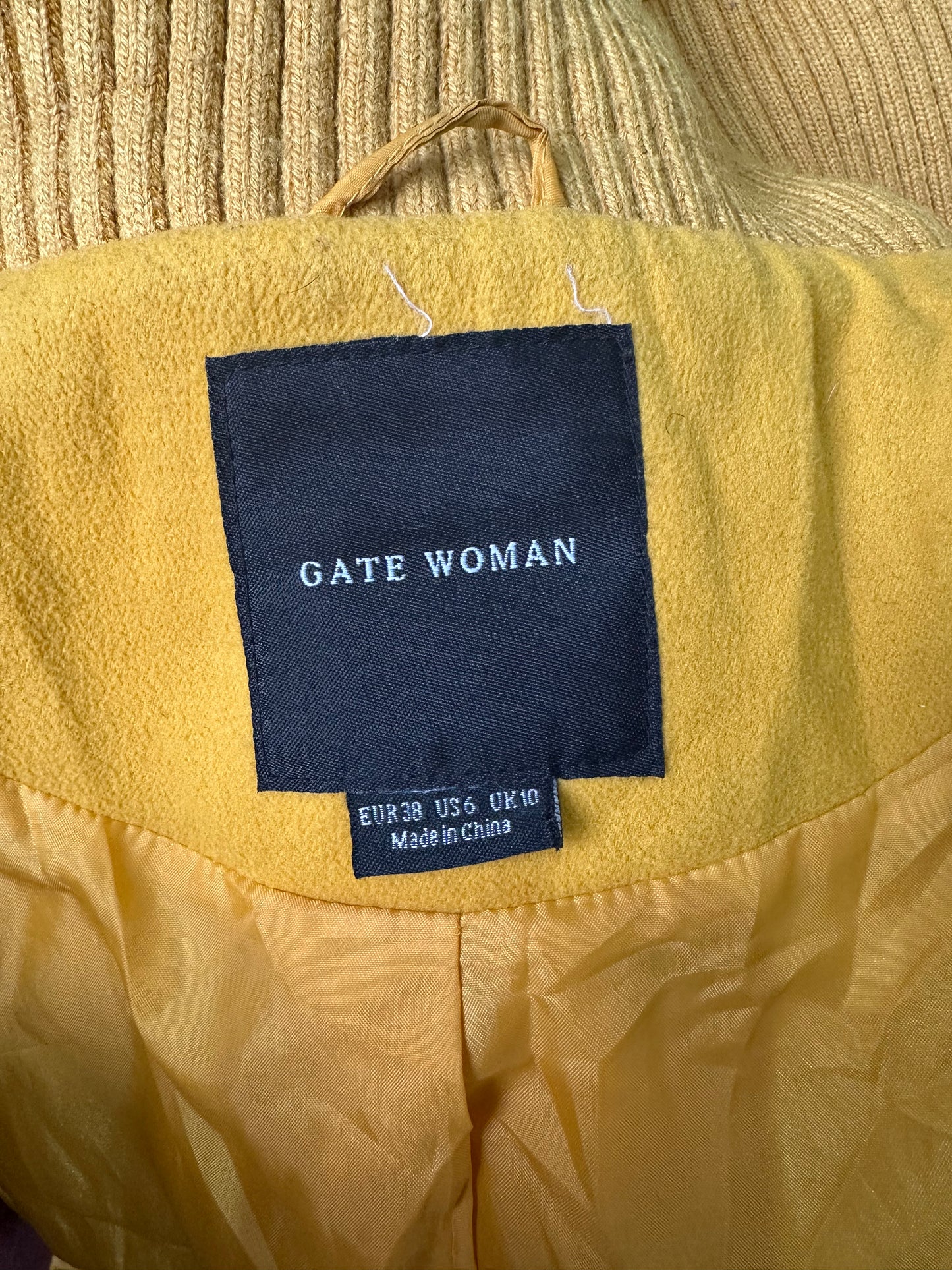 vintage edit thirty-two | small yellow belted trench coat with oversized collar