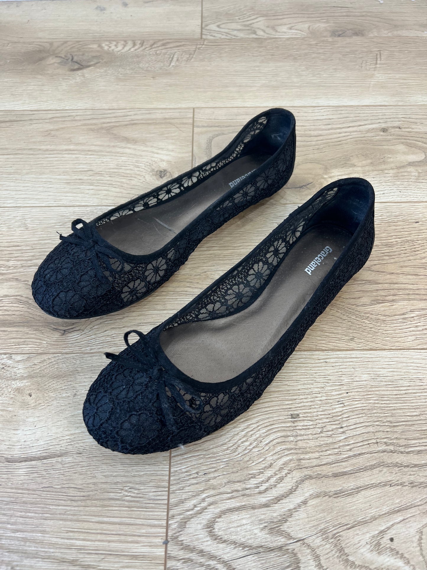 ⭐️ BEST PICKS | uk 7 black lace style ballet pumps