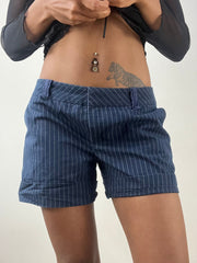 BEST PICKS | small blue and white pinstripe shorts