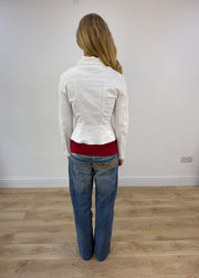 small white light jacket