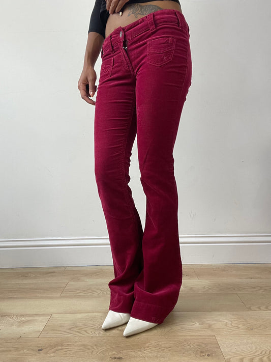 vintage edit twenty-six | small pink corduroy trousers