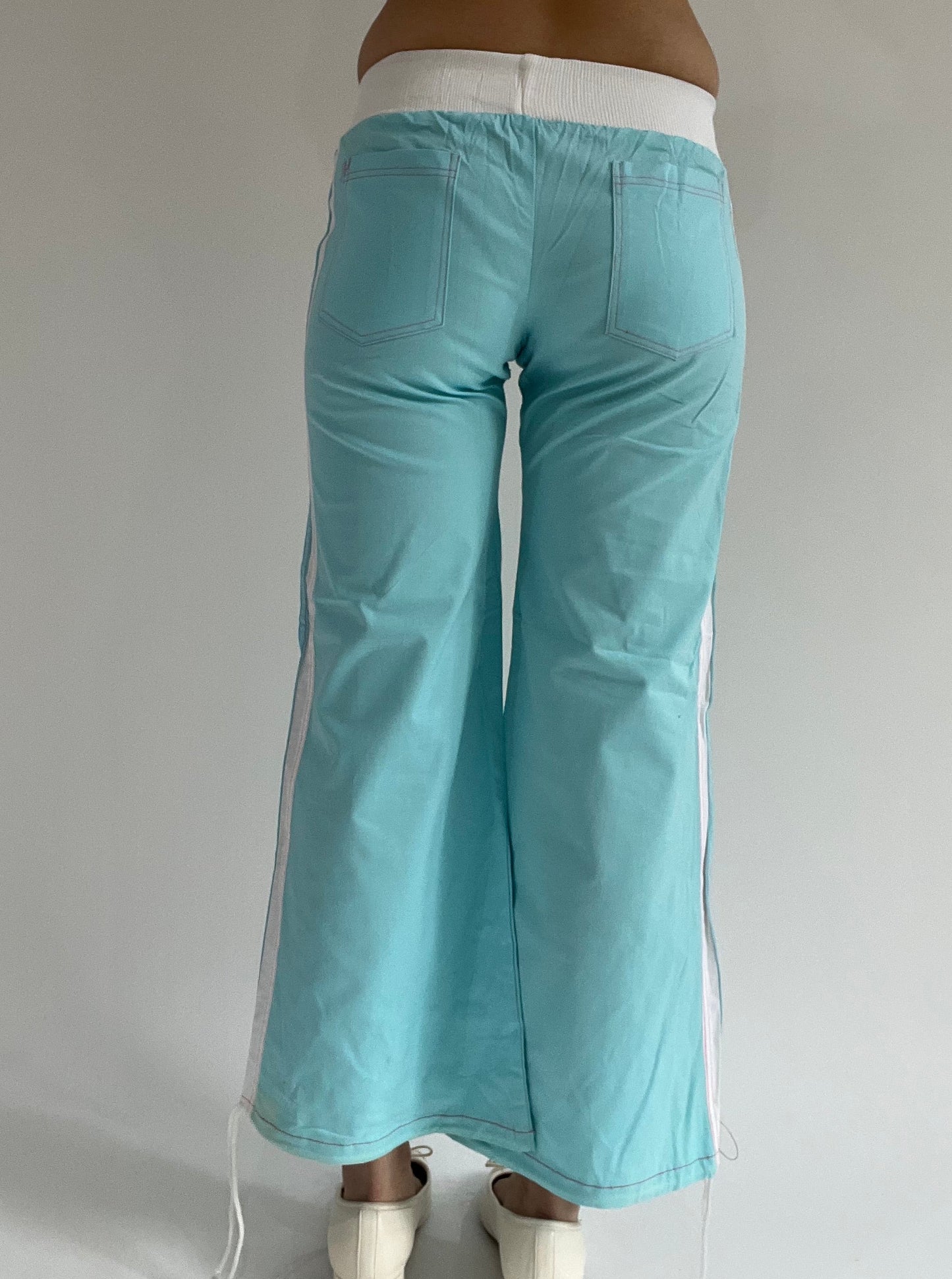 ‼️ | extra small blue fitted sporty trousers