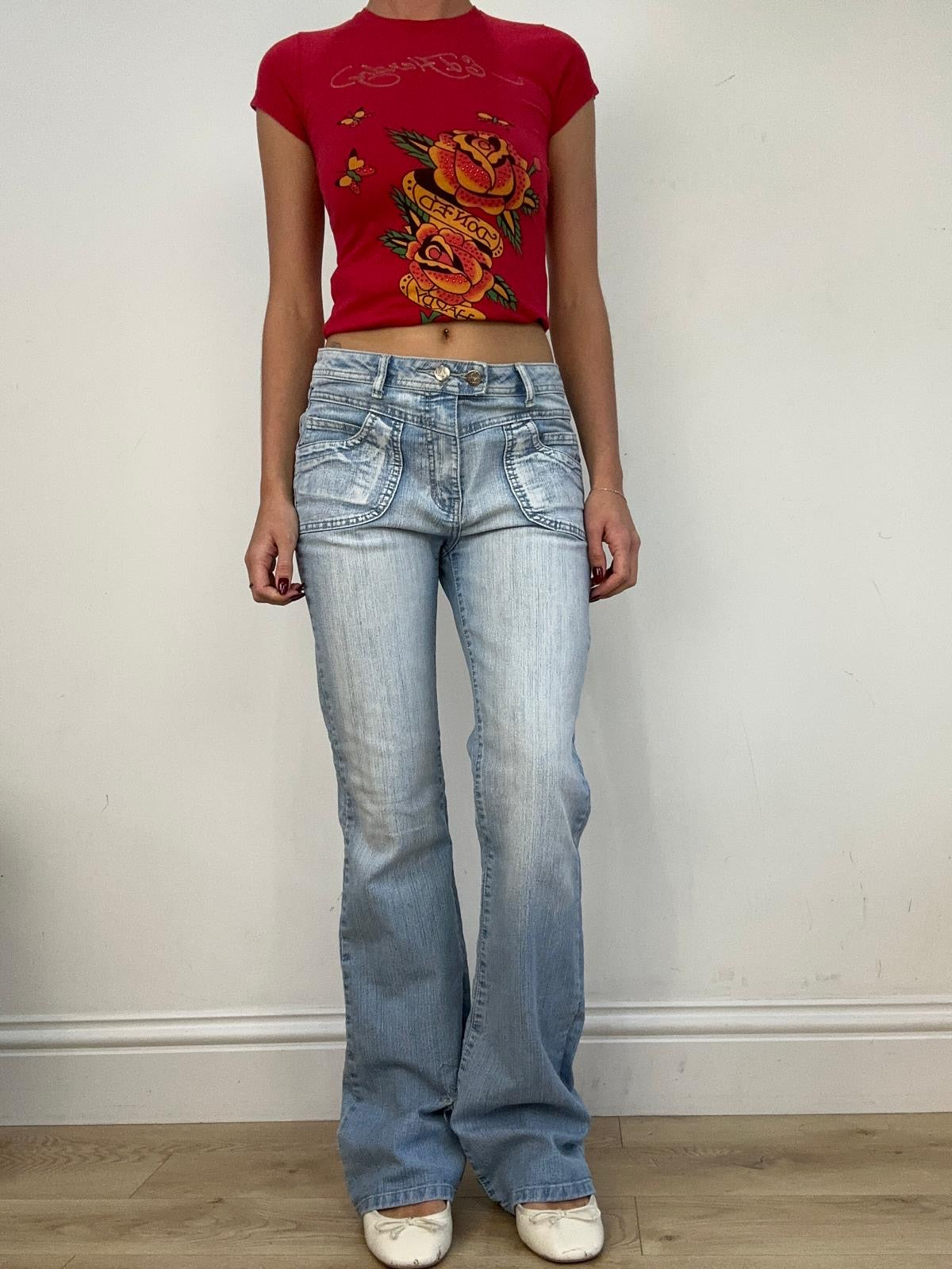 vintage edit fourteen | small light wash denim jeans