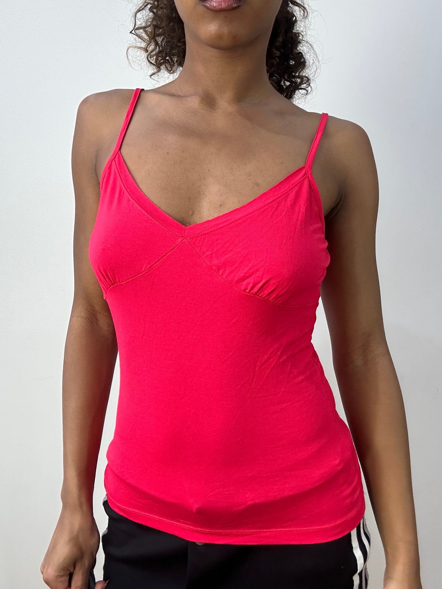 athleisure edit | small red cami top