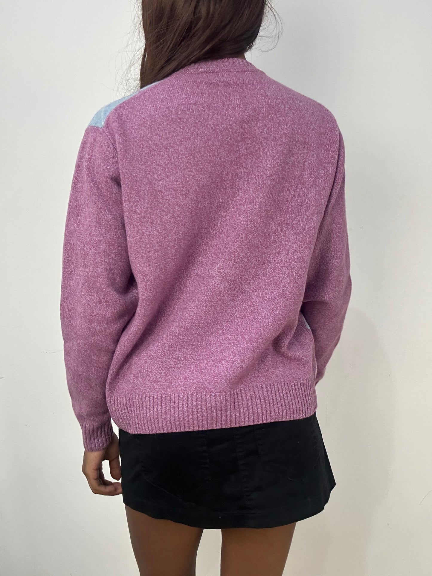 BEST PICKS | medium purple and blue argyle jumper