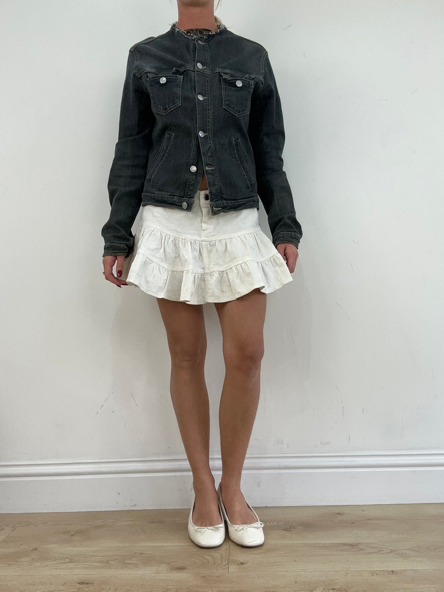 vintage edit thirteen | medium dark wash denim jacket