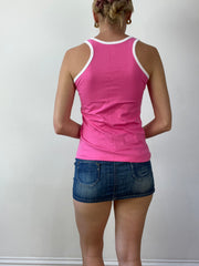 💻‼️ super cute pink von dutch vest graphic