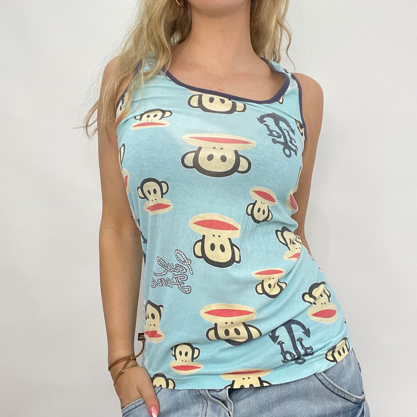 BEST PICKS | xs blue paul frank graphic striped cami