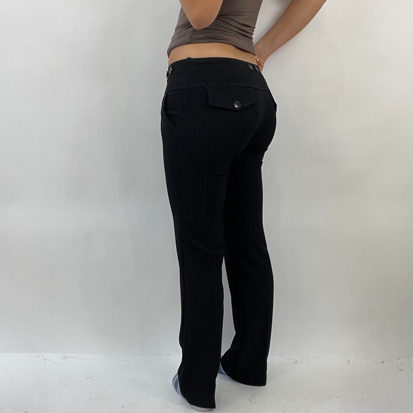 CORPCORP DROP | small black pinstripe trousers