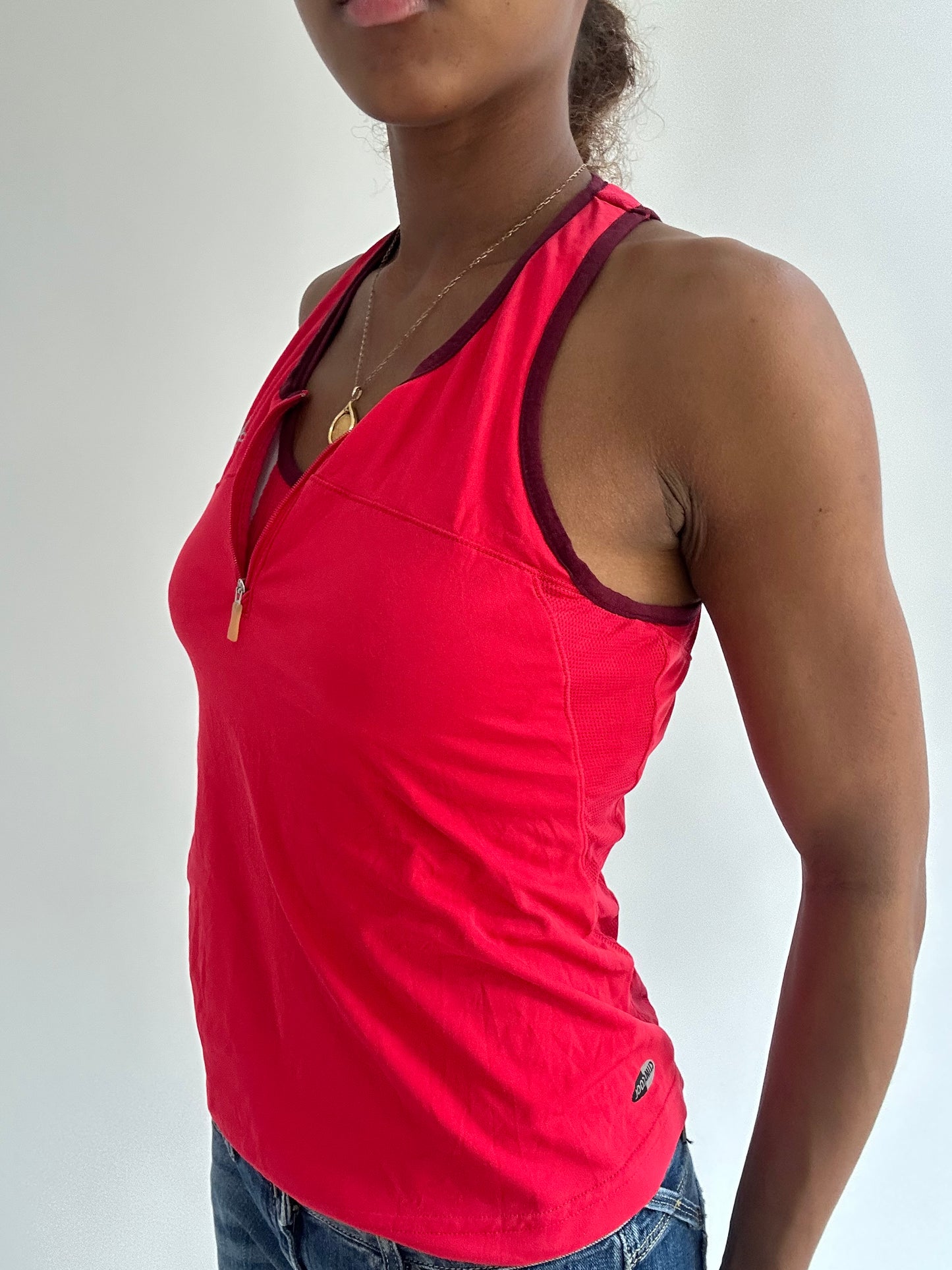 BEST PICKS | small red adidas fitted tank top