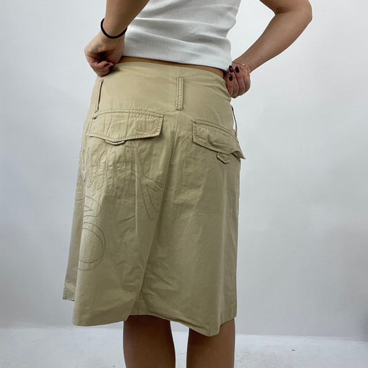 12 DAYS OF XMAS DROP | medium beige tommy hilfiger wrap skirt