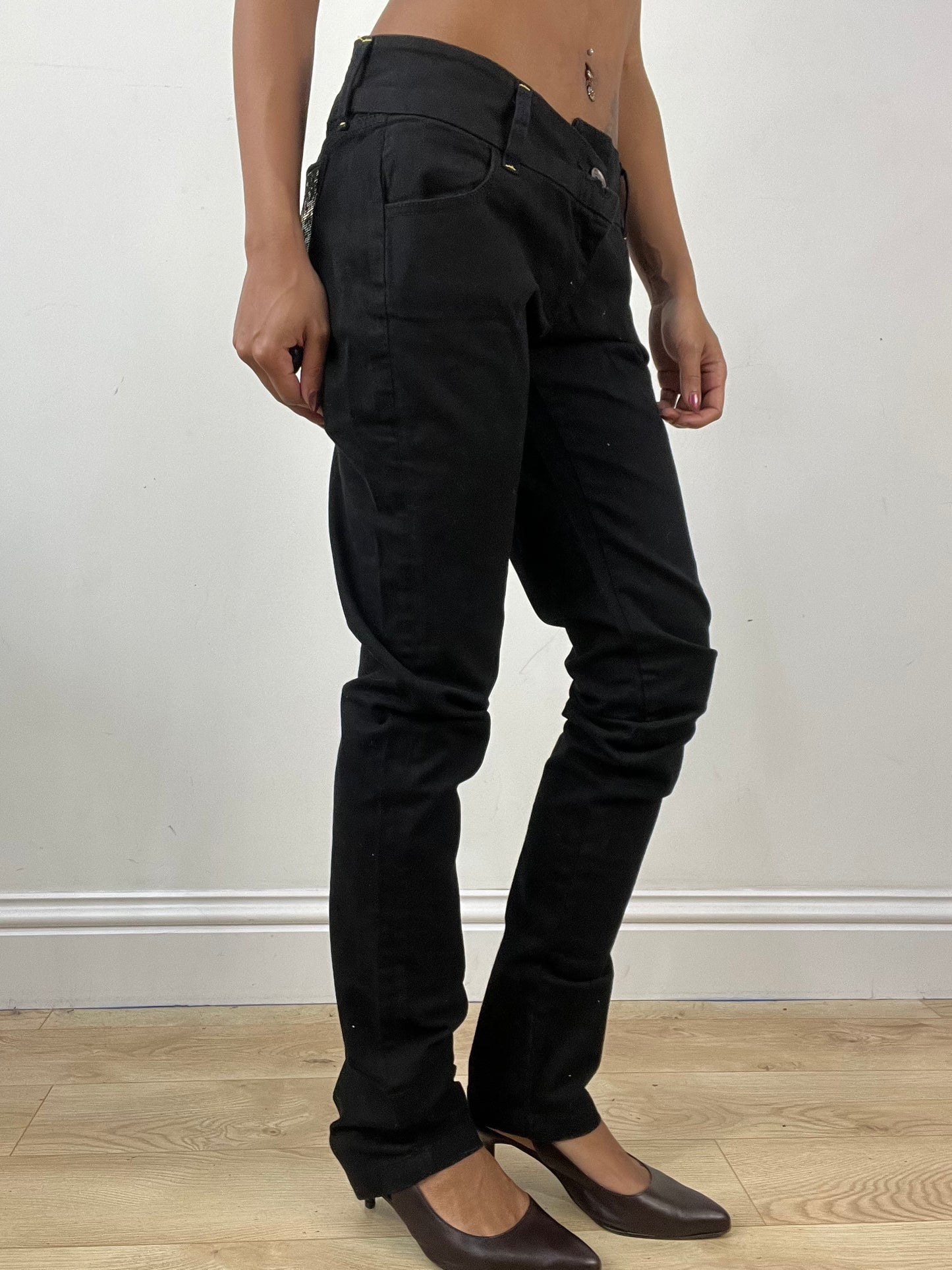 vintage edit thirty-four | medium black dolce and gabbana denim jeans