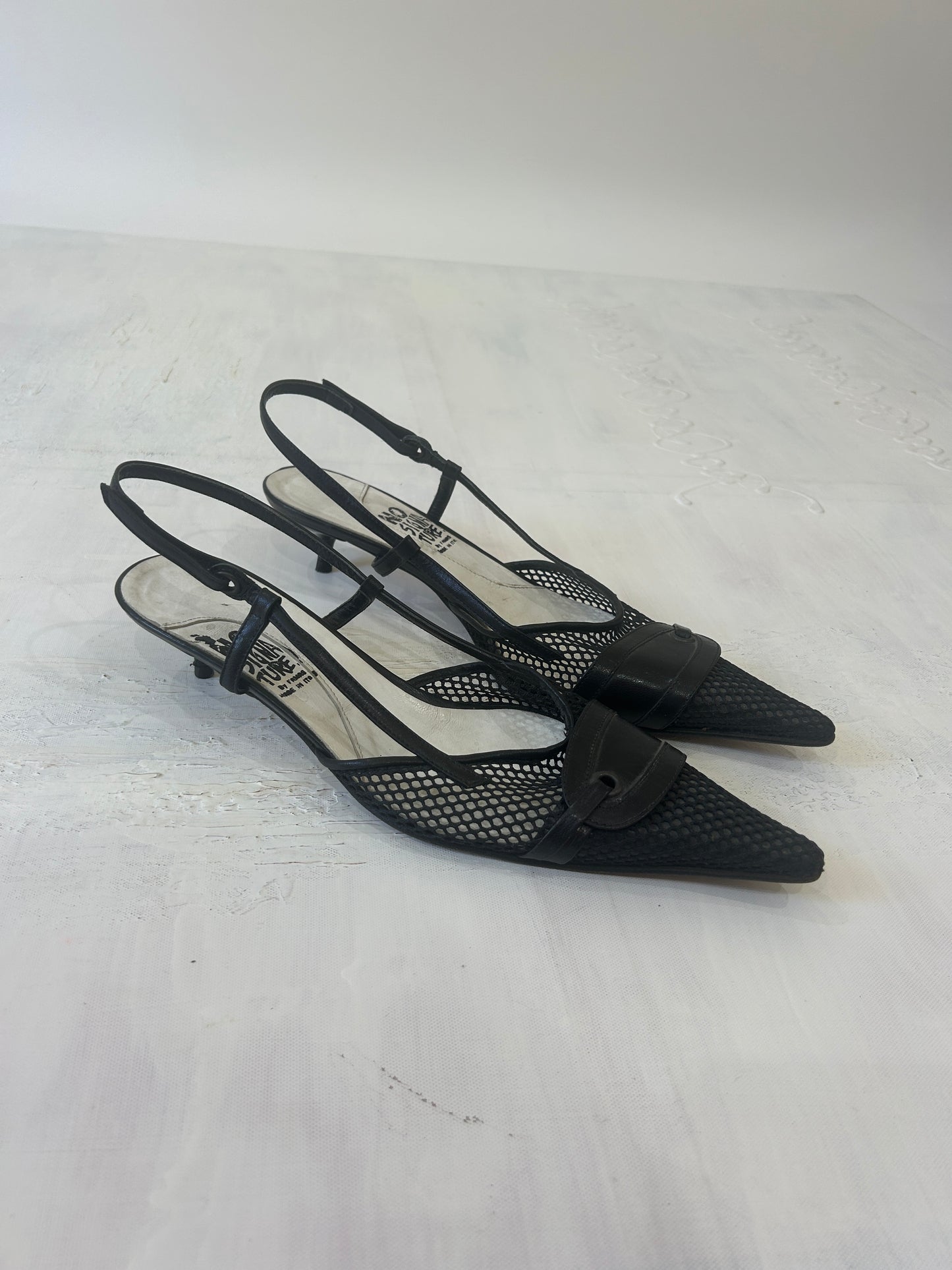 SATC drop | UK 7 black kitten heels