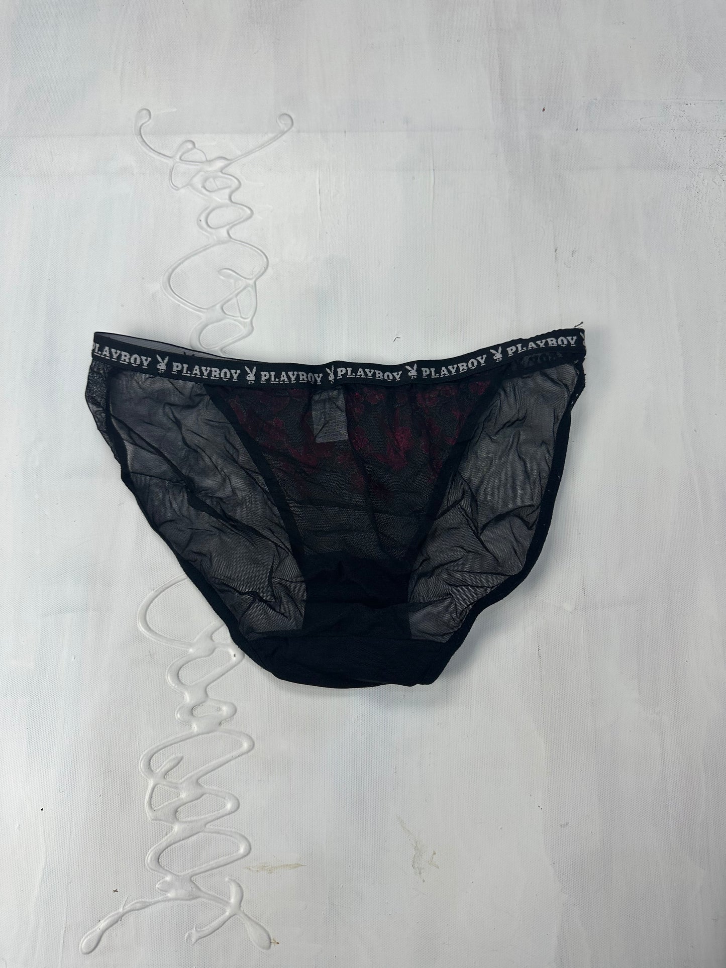 BEST PICKS | medium black mesh playboy underwear