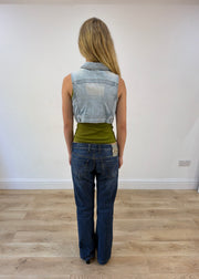 medium denim top