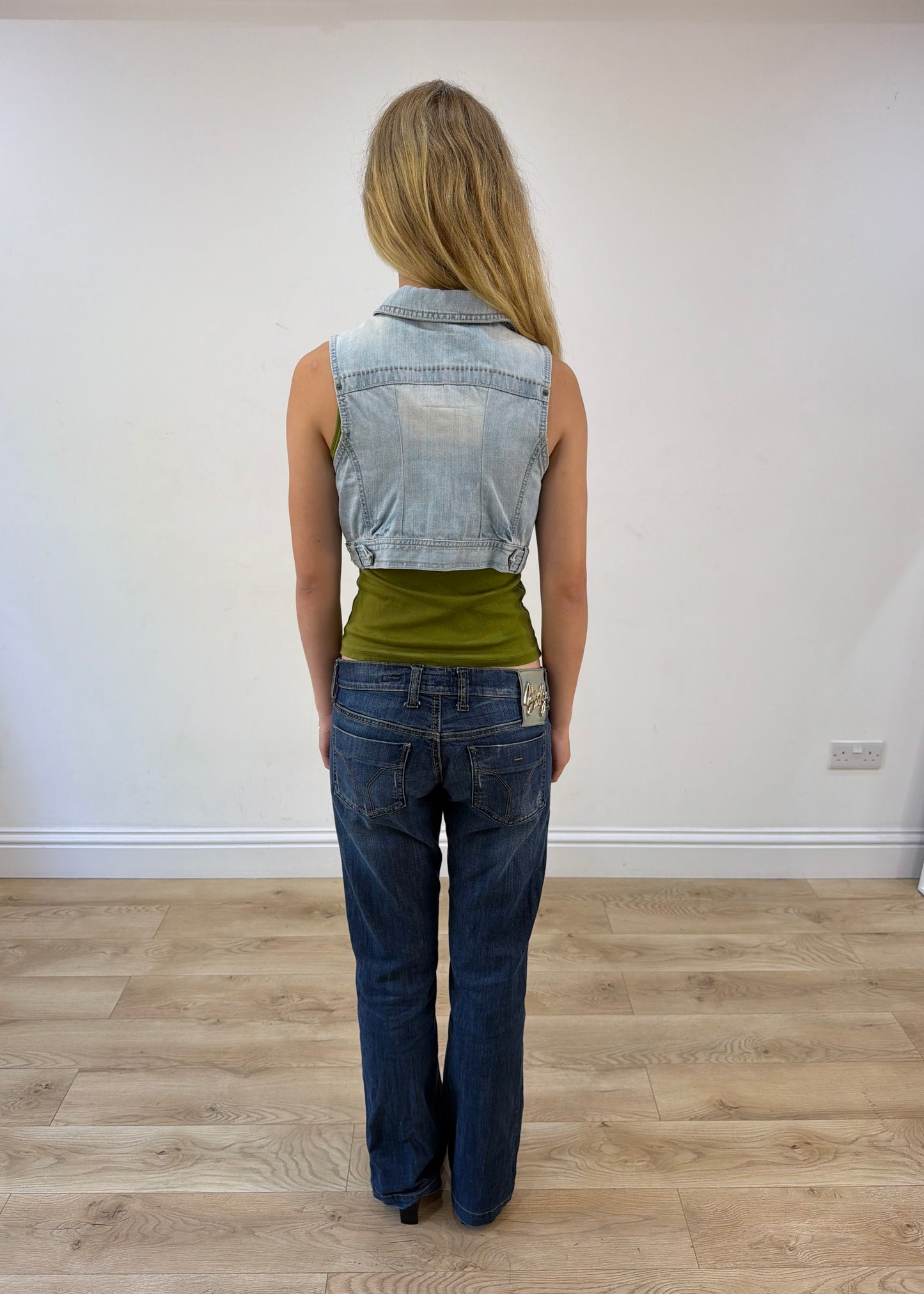 medium denim top