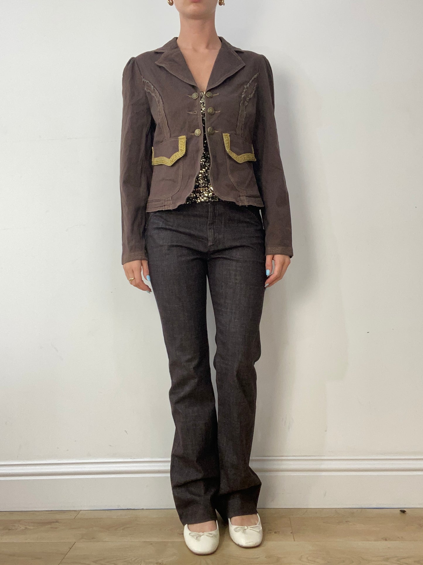 vintage edit thirty | medium brown pea style coat