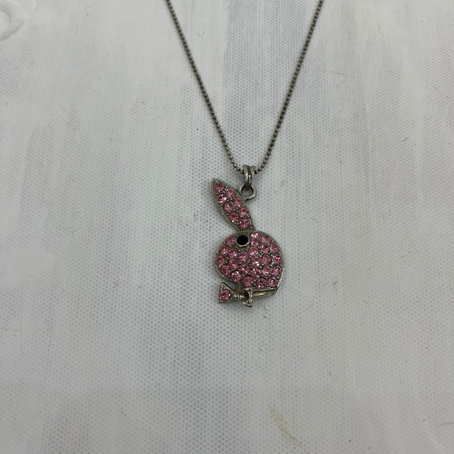12 DAYS OF XMAS DROP | pink playboy diamanté necklace