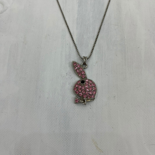 12 DAYS OF XMAS DROP | pink playboy diamanté necklace