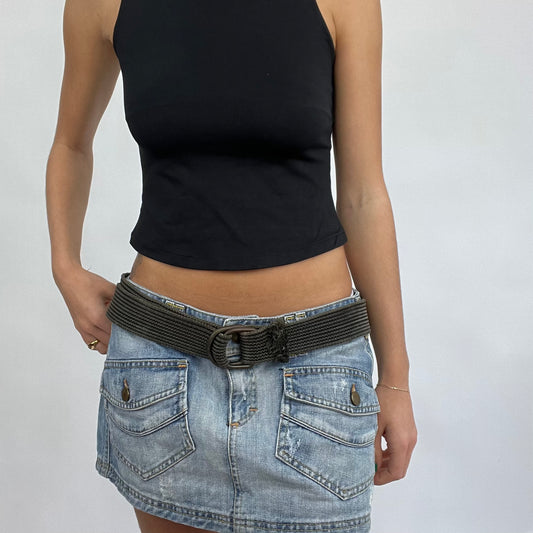 summer edit | grey belt with silver buckle