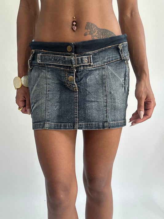 summermaxxing drop | small/medium blue denim mini skirt
