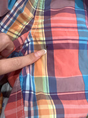 aquamarine drop | small polo ralph lauren multicolour plaid cargo long shorts