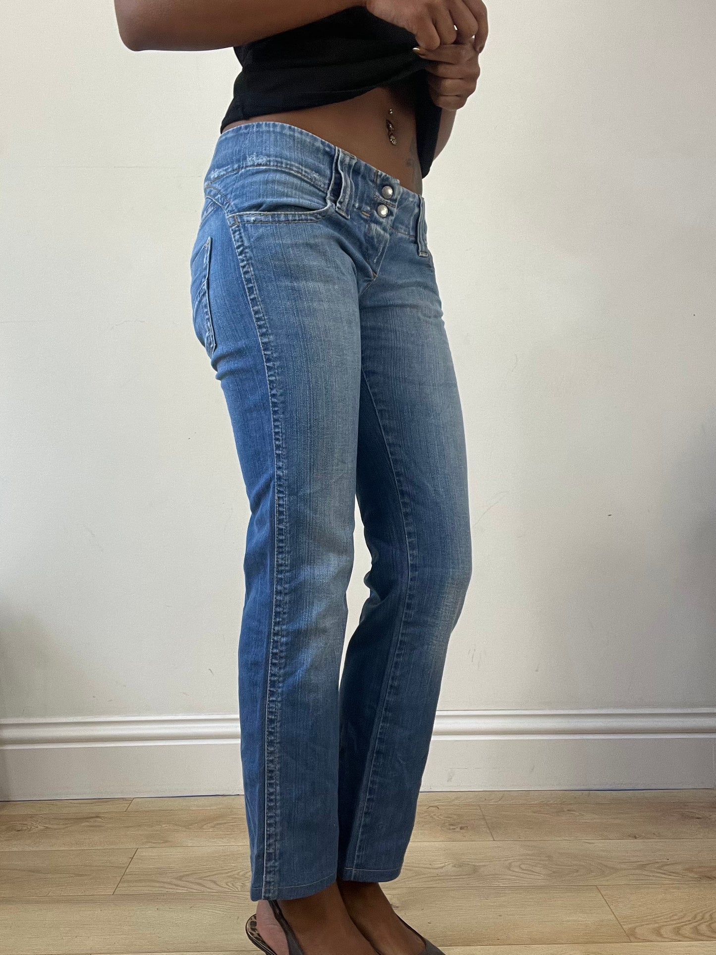 BEST PICKS | extra small blue denim bootcut jeans