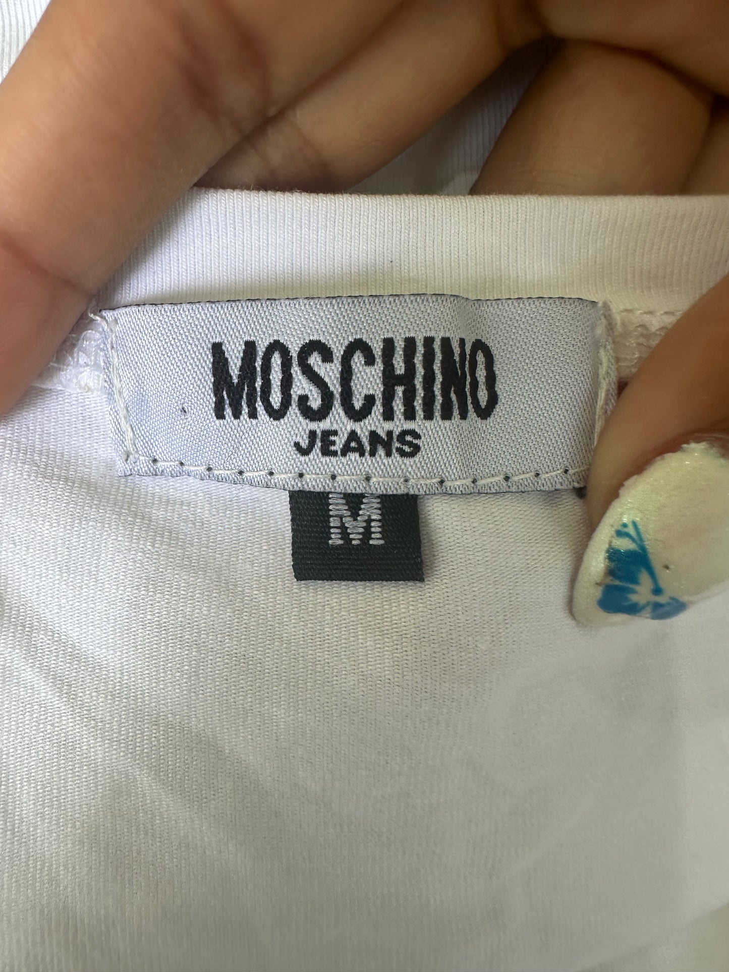 BEST PICKS | small moschino white tshirt with lady design