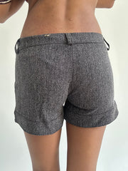 ‼️ | dark grey tweed style shorts