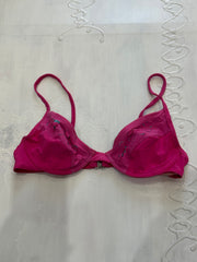 spring edit | small pink floral cutout bikini top
