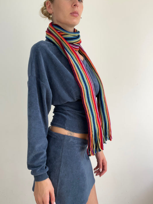 💻‼️ rainbow knit scarf