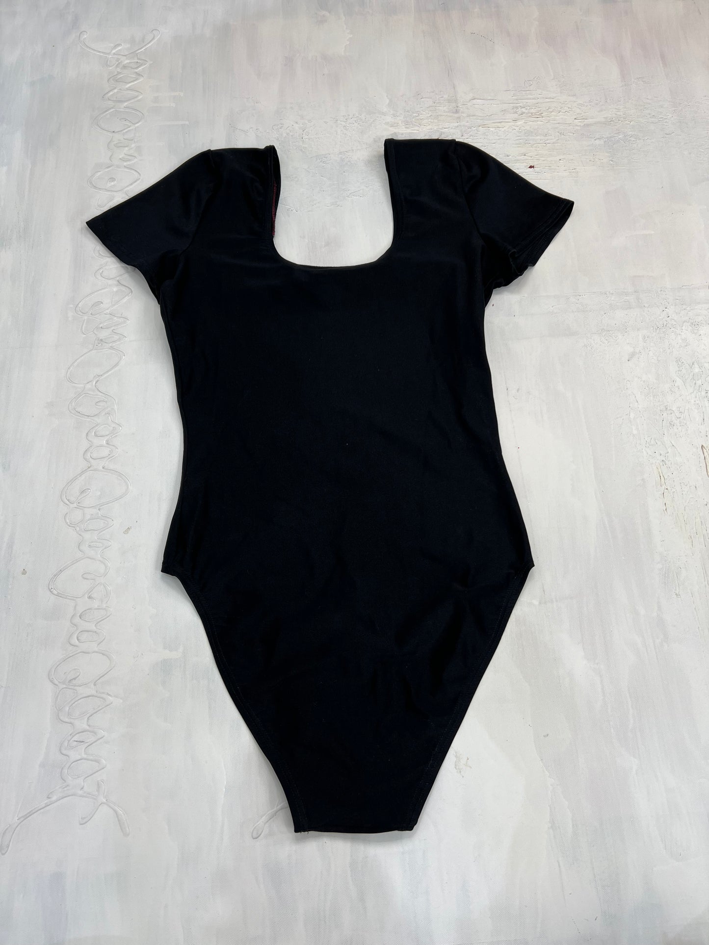 💻BALLETCORE | medium black short sleeve bodysuit