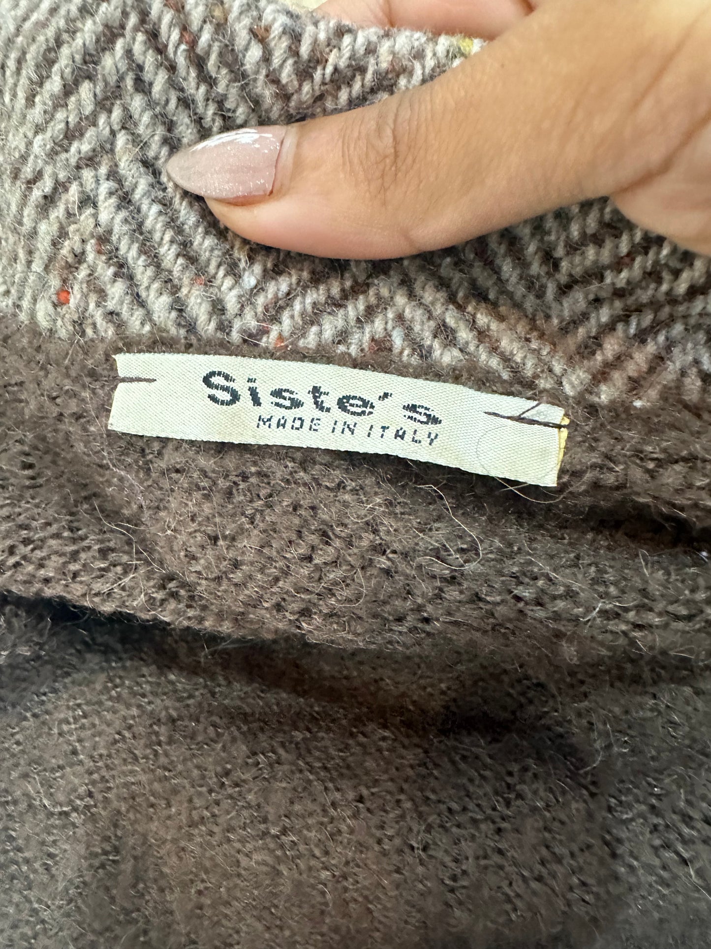 BEST PICKS | extra small brown fitted blazer top with asymmetric button closure