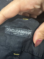 vintage edit thirty-four | medium black dolce and gabbana denim jeans