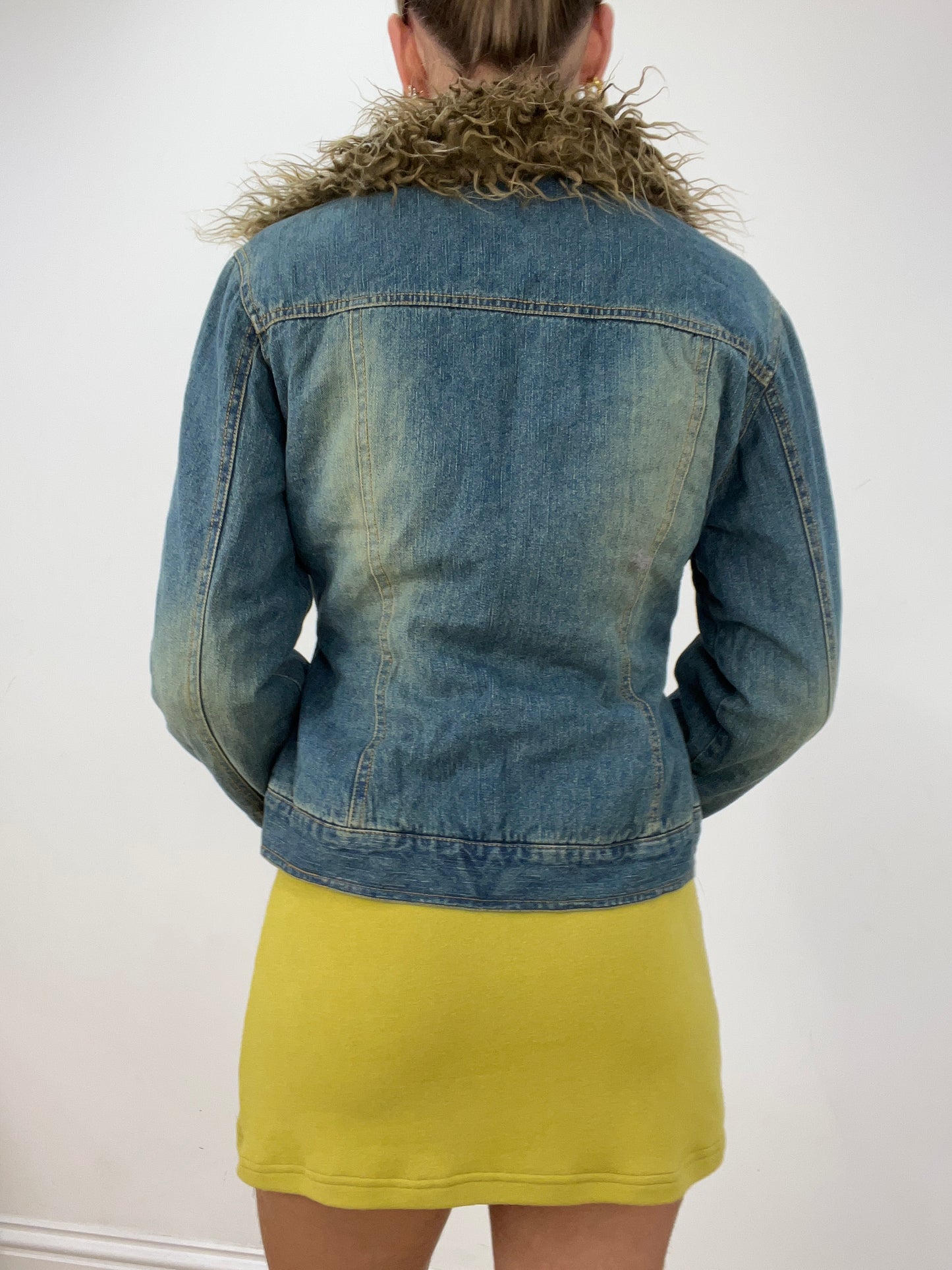 💻 vintage edit four | small denim fur jacket