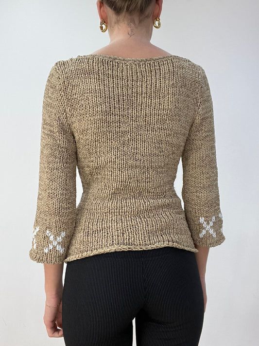 💻BEST PICKS | medium beige knitted jumper