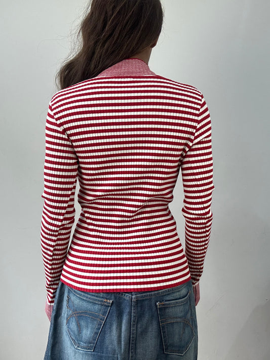 easter edit | extra small red and white striped jumper