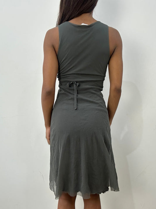 BEST PICKS | small grey kookai mesh overlay midi dress