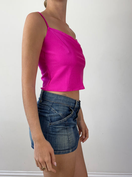 💻‼️ super cute pink strappy vest top