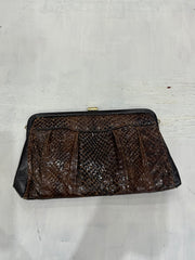 Devil trägt prada | braune Faux Leder Clutch Geldbörse