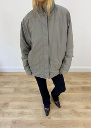 large champion grey puffer coat