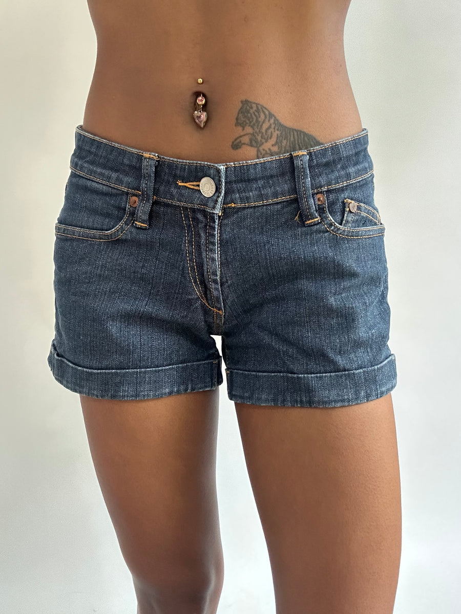 BEST PICKS | extra small blue denim mini shorts