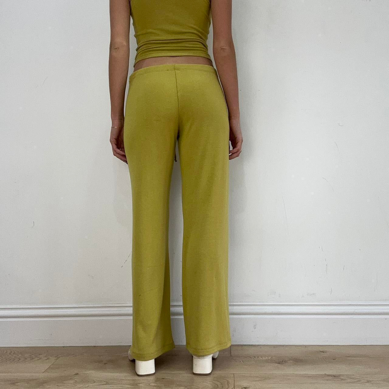 MADE TO ORDER the margot trousers in chartreuse
