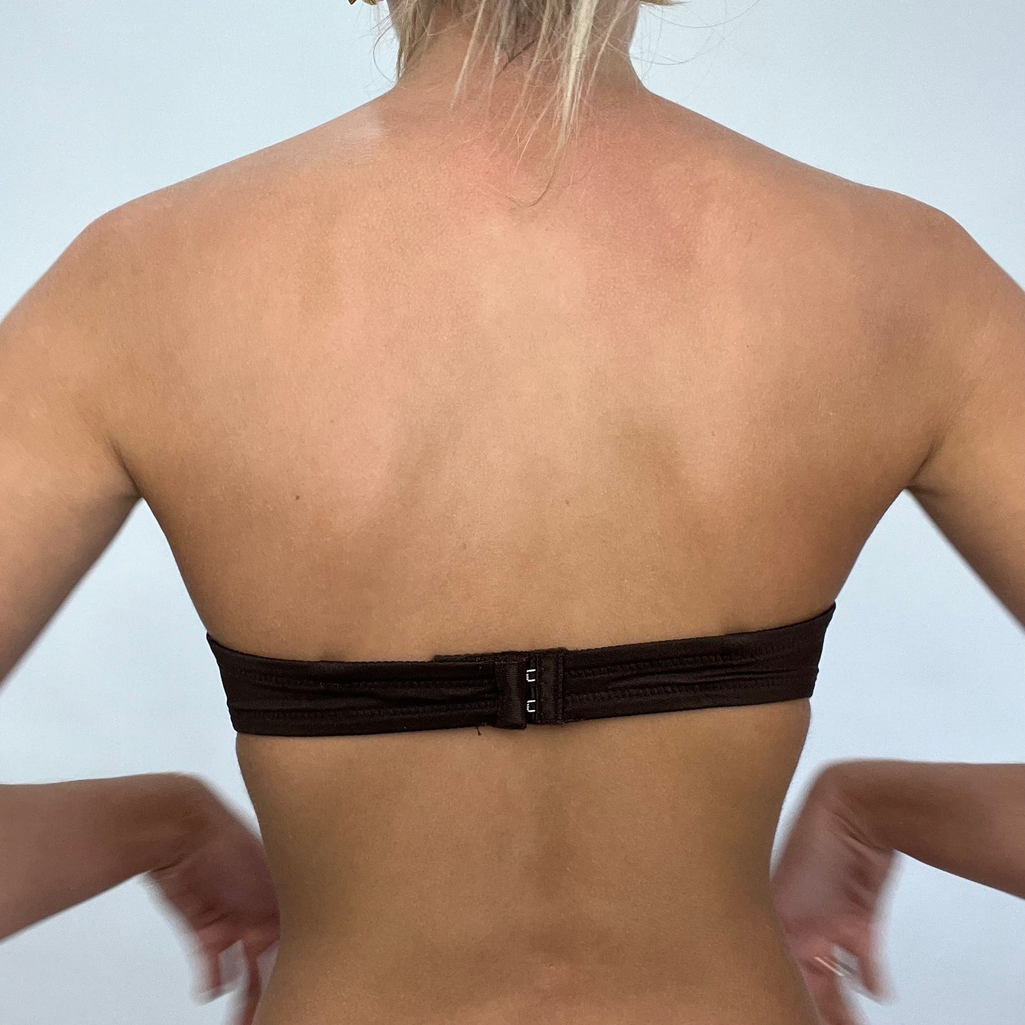 💚 GORPCORE DROP | small brown strapless bra