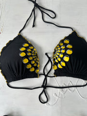 BEST PICKS | medium black and yellow bikini set