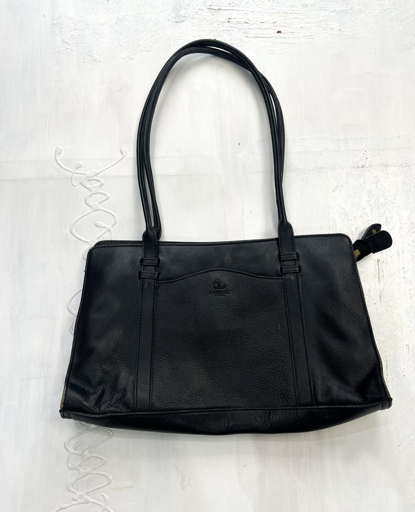 gilmore girls | black long handle shoulder bag