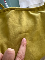 #444 SAMPLE SALE | Pequeno Margot Cam em Chartreuse