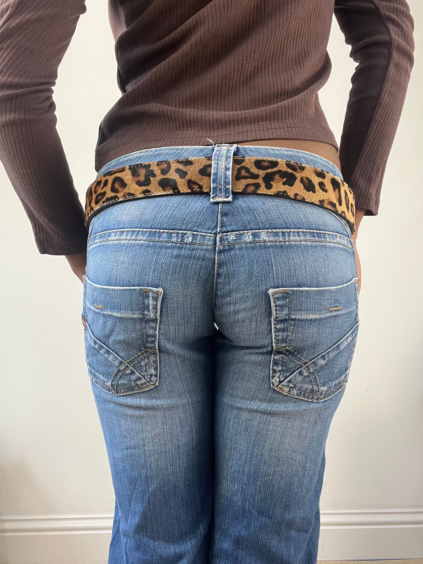 BEST PICKS | leopard print just cavalli belt with crocodile buckle detail